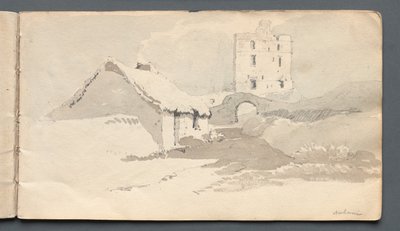 Sketchbook: Norham by Samuel Prout