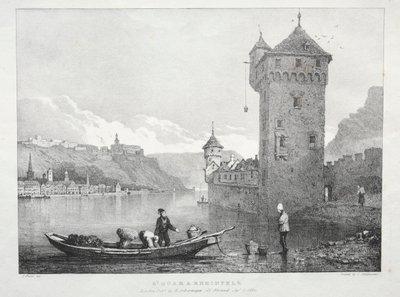 St. Goar and Rheinfels by Samuel Prout