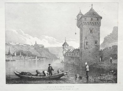 St. Goar and Rheinfels by Samuel Prout