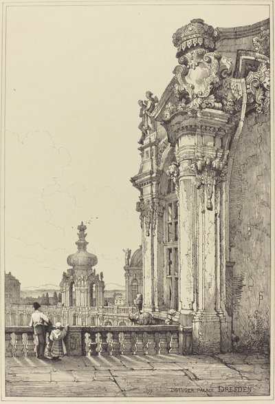 Zwinger Palace, Dresden by Samuel Prout