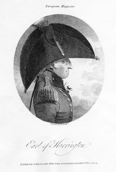 Charles Stanhope, 3rd Earl of Harrington, 1804 by Samuel Rawle