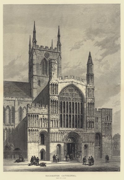 Rochester Cathedral by Samuel Read