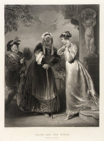 Juliet and the Nurse (Romeo and Juliet) by Samuel Sangster