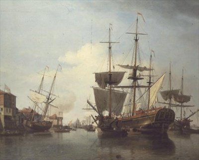 Coalship on the Thames Near Deptford by Samuel Scott