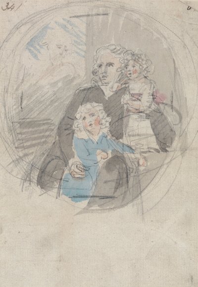 Study for a Portrait Group by Samuel Shelley