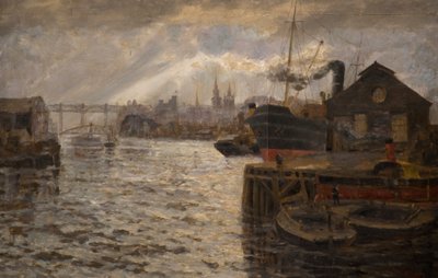 The Tyne with High Level Bridge by Samuel Sykes
