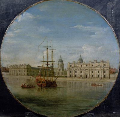 Greenwich Hospital from the River, 1748 by Samuel Wale