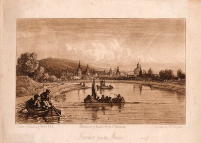 Namur from the Meuse by Samuel William Reynolds