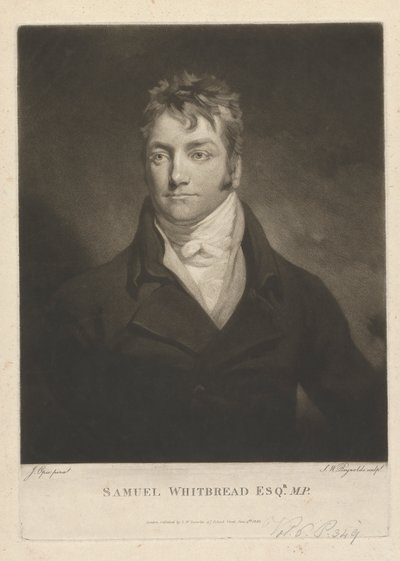 Samuel Whitbread Esq. by Samuel William Reynolds