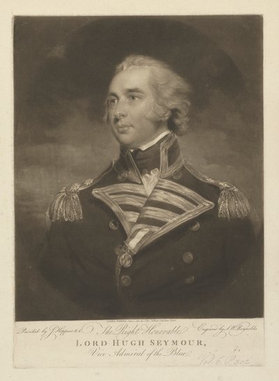 Vice Admiral Lord Hugh Seymour by Samuel William Reynolds