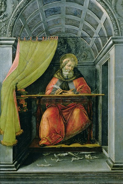 St. Augustine in His Cell by Sandro Botticelli