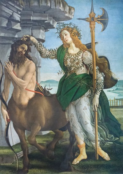 Pallas and the Centaur by Sandro Botticelli