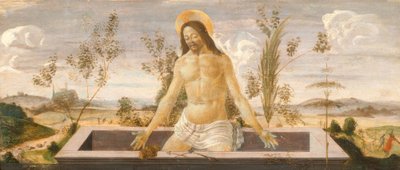 Christ in the Tomb by Sandro Botticelli