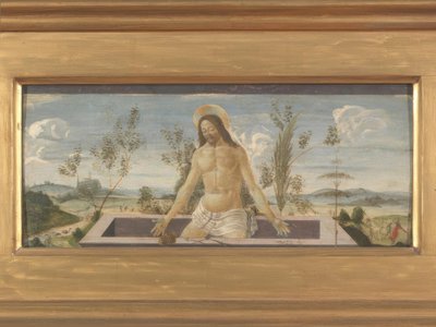 Christ in the Tomb by Sandro Botticelli