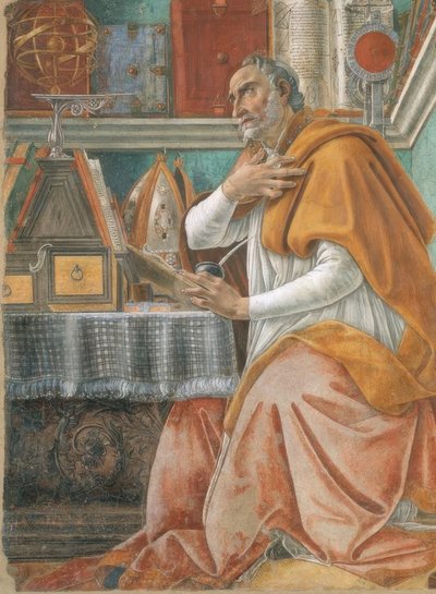 Saint Augustine by Sandro Botticelli