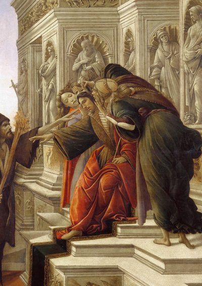 The Slander (detail) by Sandro Botticelli