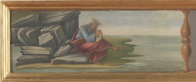 John on Patmos by Sandro Botticelli