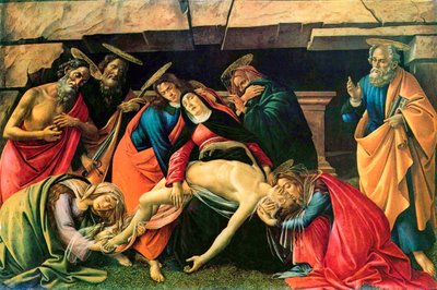 Lamentation over the Dead Christ by Sandro Botticelli