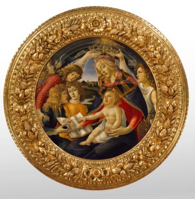 Mary with Child and Five Angels by Sandro Botticelli