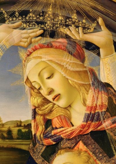 Mary with Child and Five Angels by Sandro Botticelli