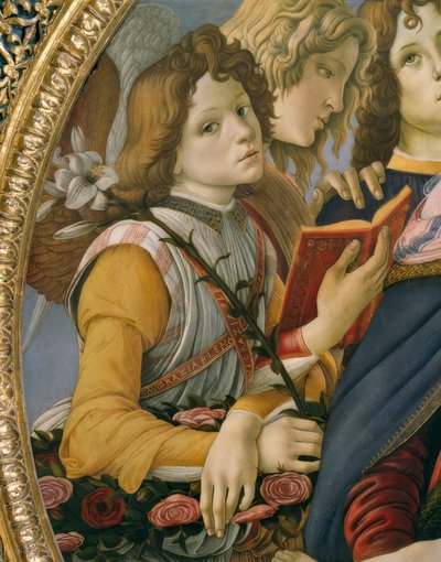 Mary with the Child and Six Angels by Sandro Botticelli