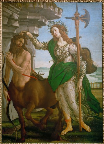 Minerva and Centaur by Sandro Botticelli