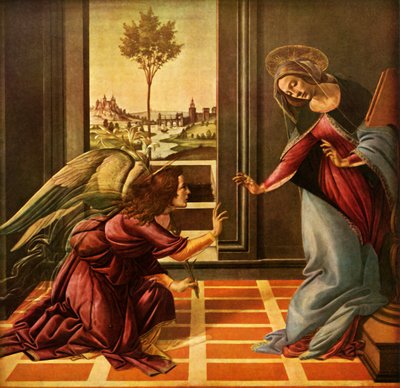 The Cestello Annunciation, 1489, 1937 by Sandro Botticelli