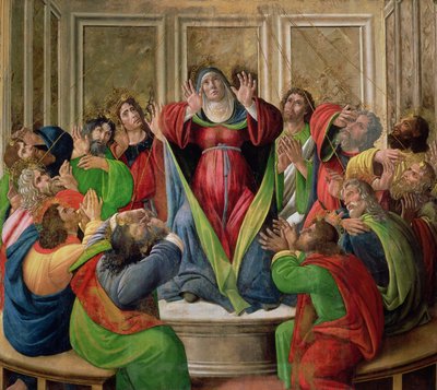 The Descent of the Holy Ghost by Sandro Botticelli