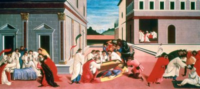 Three Miracles of St Zenobius by Sandro Botticelli