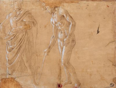 Two Figure Studies by Sandro Botticelli
