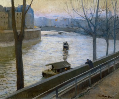 Ile de Saint Louis by Santiago Rusinol i Prats