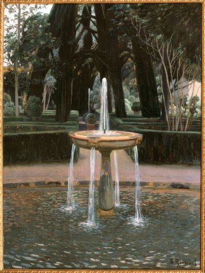 Brolladors of the Generalife by Santiago Rusiñol