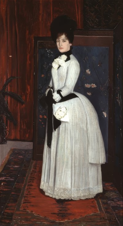 Miss Lluïsa Denís by Santiago Rusiñol