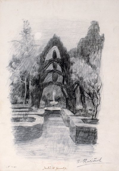 Gardens of the Generalife by Santiago Rusiñol