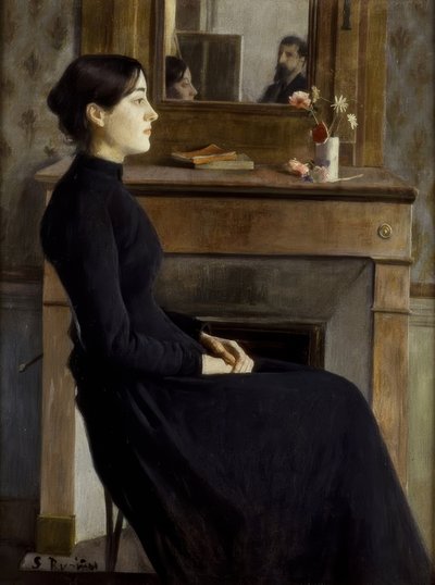Female Figure by Santiago Rusiñol