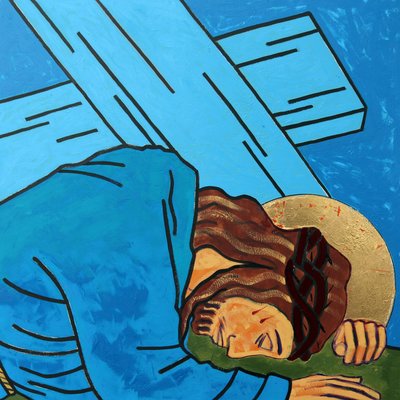 Jesus Falls by Sara Hayward