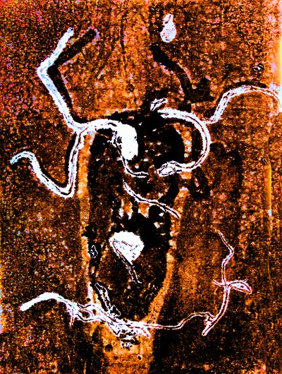 Orange Abstract by Sarah Thompson Engels