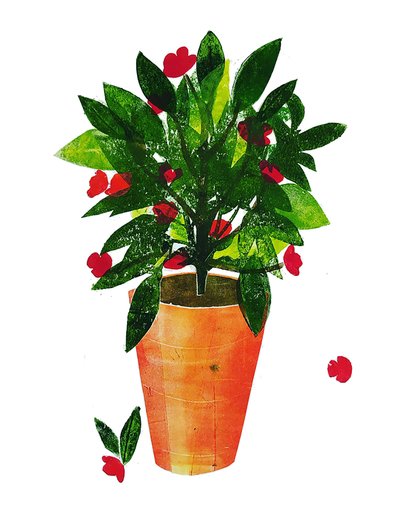 Orange Pot by Sarah Thompson Engels