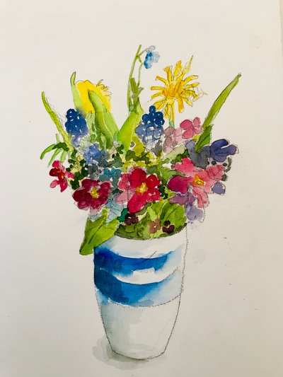 Spring Flowers by Sarah Thompson Engels