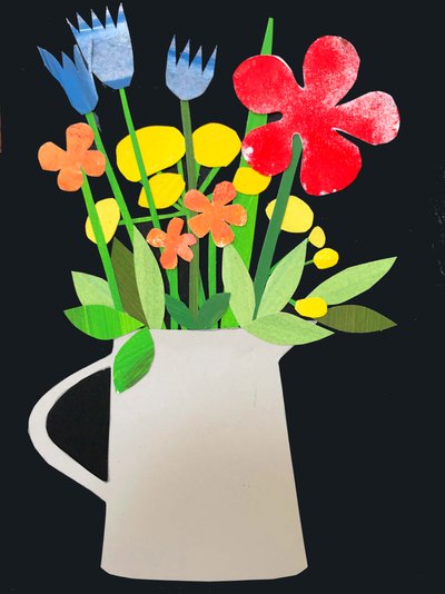 Vase with Flowers by Sarah Thompson Engels