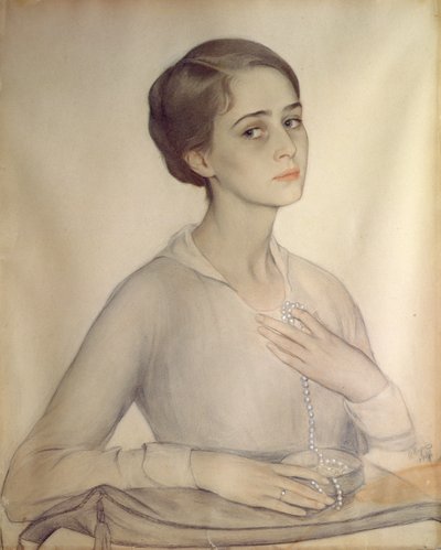 Portrait of Olga Spesivtseva by Savelij Abramovich Sorin