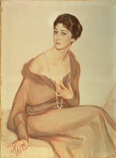 Portrait of Vanda Weiner by Savelij Abramovich Sorin