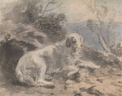A Setter in a Landscape by Sawrey Gilpin