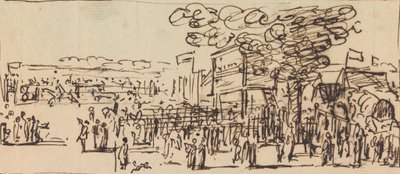 A View of the Ascot Heath by Sawrey Gilpin