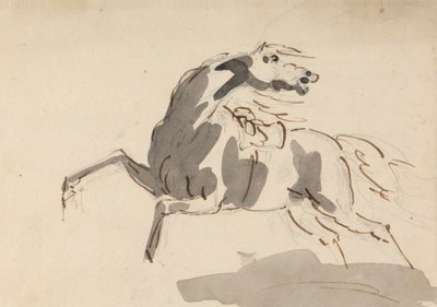Horse Running Towards Left by Sawrey Gilpin