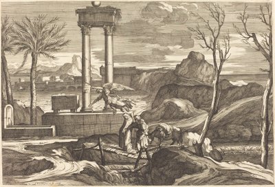The Flight into Egypt by Sébastien Bourdon