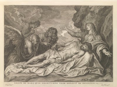 Lamentation of Christ by Schelte Adamsz. Bolswert