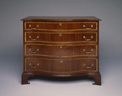 Chest of drawers by School American