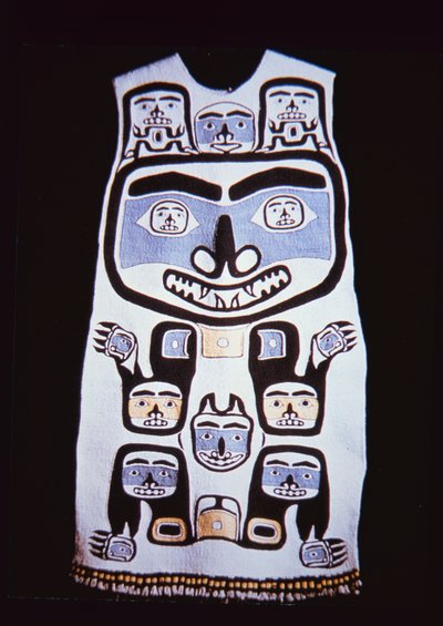 Chilkat Dress, Tlingit Tribe by School American
