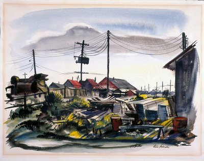 Lumber Camp by School American